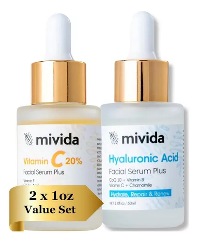 Duo Anti-edad Mivida Con Vitamina C 20% Y Ácido