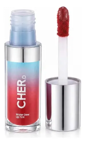 Labial Cher Dieciocho Water Dew Lip Tint Red Cherry