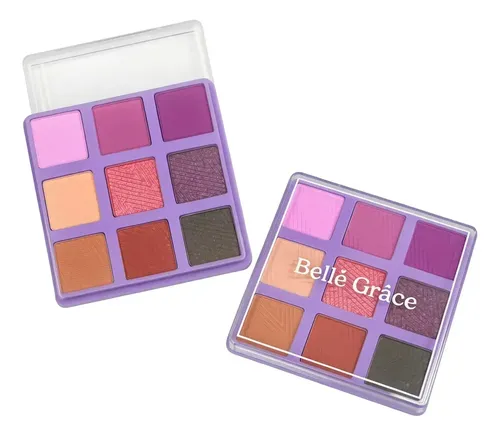 Paleta Tono 05 Sombras de Ojos X9 Tonos Brillante Mate Maquillaje Rostro Veoquiero