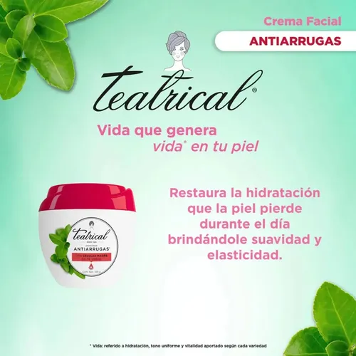Teatrical Crema Facial Antiarrugas 100 Gr.