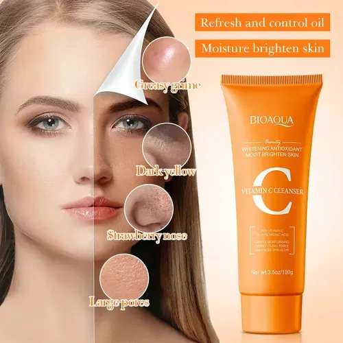 Jabon Facial Vitamina C Bioaqua Momento De Aplicación Día/noche Tipo De Piel Todo Tipo De Piel
