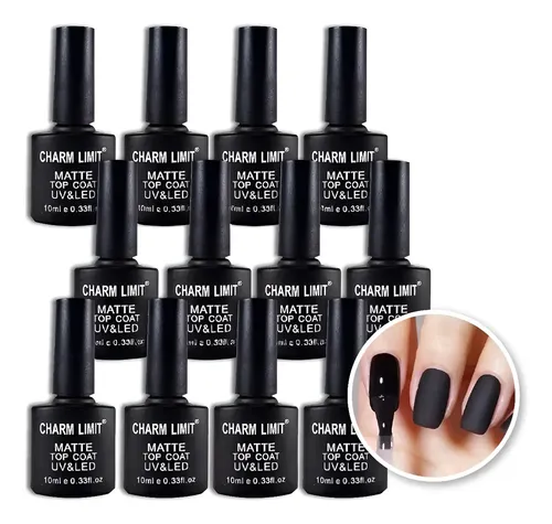 Top Coat Mate Esmalte Semipermanente Matte Uv Led Al Mayor