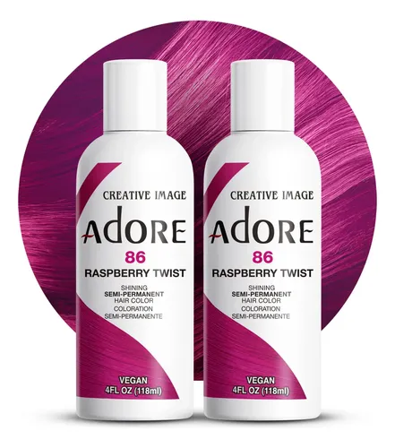 Tinte Para El Cabello Adore Semi Permanent 086 Raspberry Twi