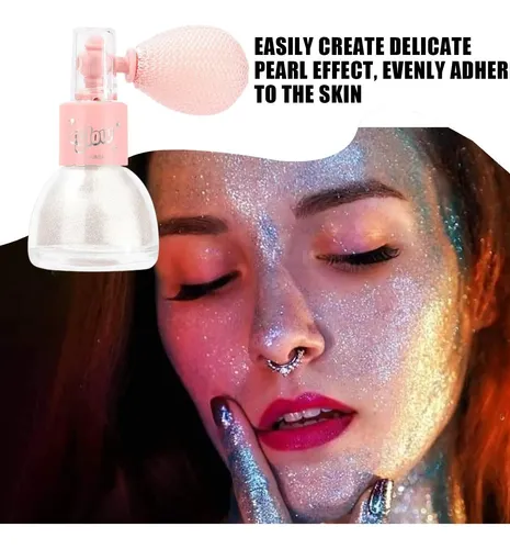 R! Spray De Glitter Para Cabello Y Cuerpo 7g Iluminador~
