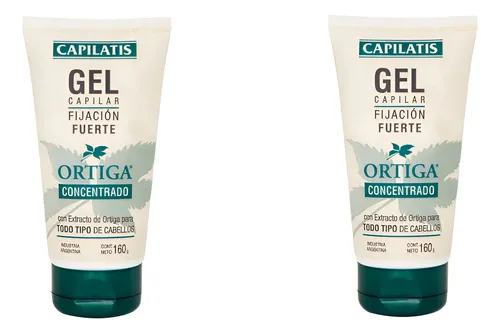 Kit X 2 Gel Capilar Fijación Fuerte Ortiga X 160g Capilatis