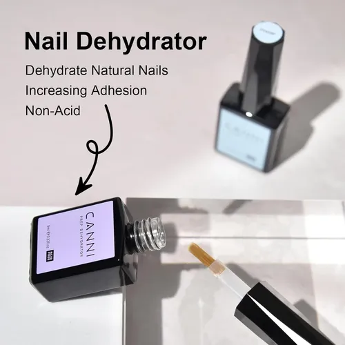 Set Deshidratante Y Primer Para Uñas Canni 2u 9 Ml