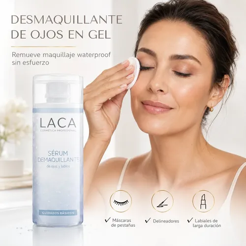 Serum Desmaquillante Ojos Labios Piel Sensible Laca Pack X2