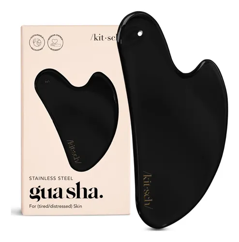 Gua Sha Kitsch Acero Inoxidable Matte Black