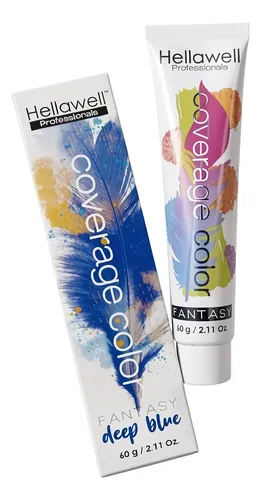 Tinte Profesional Hellawell Color Fantasy Deep Blue 60 G 60