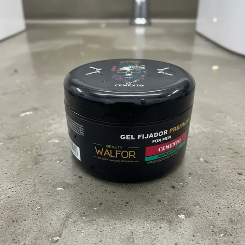 Gel Fijador Premium Beauty Walfor For Men Cemento X 250 Gr