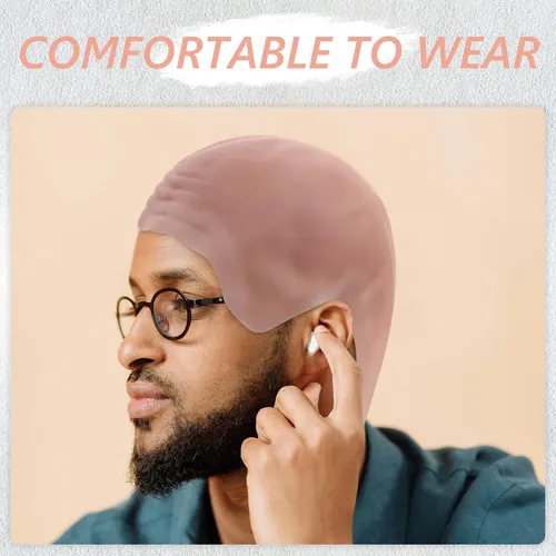 Capas De Pelo Calvo Para Cosplay, Peluca De Látex Cabeza Cal