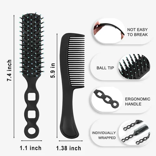 Gisdo Set 100 Piezas Cepillos Y Peines Para Cabello