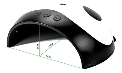 Cabina Uv Led Secado Uñas Profesional Con Sensor 36w Panda