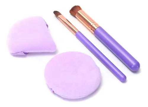 Set 2 Esponjas Blender 2 Brochas Difuminar Maquillaje Skora