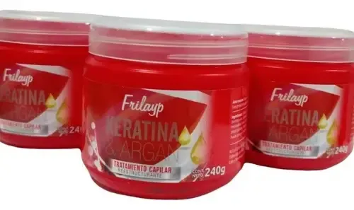 Frilayp Keratina Baño De Crema Nutritivo 240grs X6 Unidades.