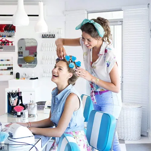 Rulos De Silicona Sin Calor Para Cabello, 40 Piezas K