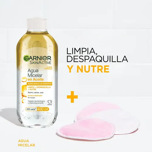 Agua Micelar Garnier Bifasica Skin Active X 400ml