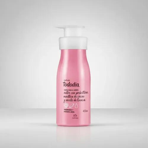 Natura Crema Tododia Frambuesa Y Pimienta Rosa 400mL