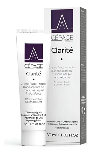 Crema Cepage Clarite Fluida Despigmentante X 30ml