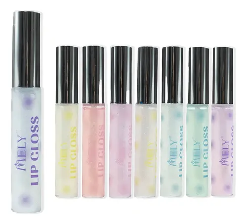 Lipgloss Hidratante Mely Brillo Labial Frutal Sabor Uva