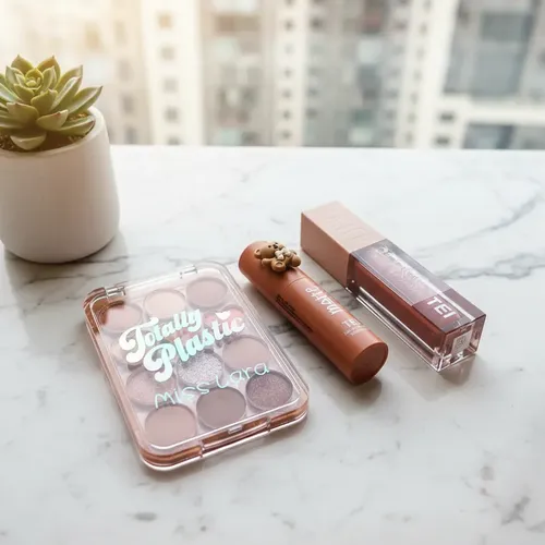 Combo Maquillaje Lip Gloss Labial Mate Sombras X 12 Colores