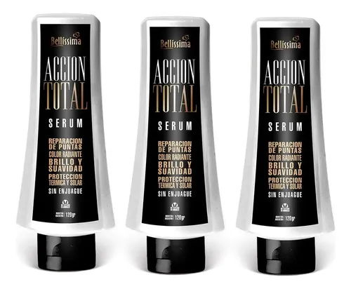 Kit X3 Serum Accion Total Bellissima 120g Restauradorcapilar