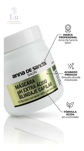 Máscara Blindaje Capilar Ph Extra Ácido Cabello Teñido 500g
