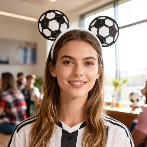 Glitter Football Headband For Hair, For The Day Of