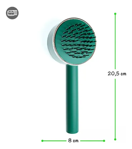 Cepillo Peine Para El Cabello Autolimpieza Desenredante.