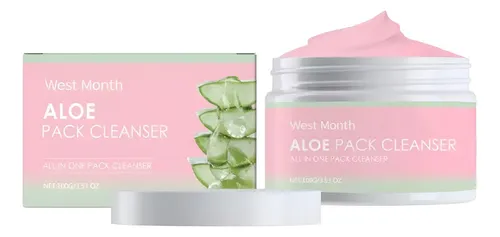 Crema Limpiadora Calmante De Aloe Vera .
