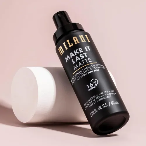Spray Fijador Milani Make It Last Matte Charcoal, Paquete De