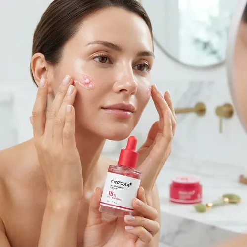 Crema Facial Niacinamida Medicube 55ml Skincare +masajeador