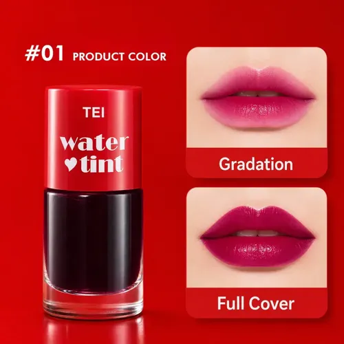 Water Tint Labial Tei Efecto Tinta Mate Larga Duración