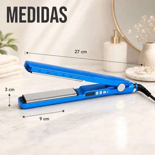 Plancha Alisadora Pelo Nano Titanium Digital 250°c Antifrizz