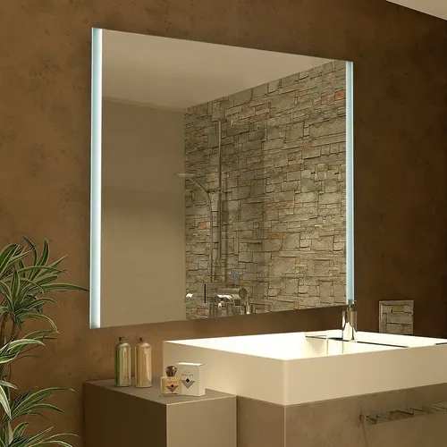 Espejo Led Lineal Touch Tactil 28w 80x60cm Baño Dabor
