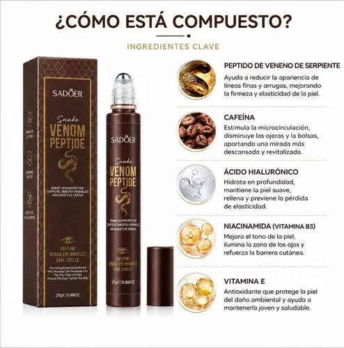 Crema Antiedad Para Ojos Reduce Ojeras Bolsas Y Arrugas