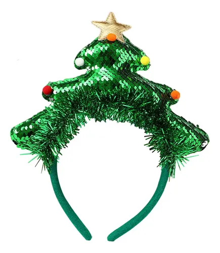 Diadema Navideña, Bonita Foto Decorativa Con Lentejuelas, Ár