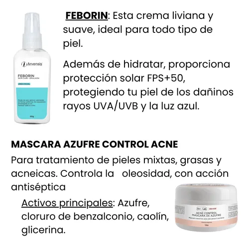 Rutina Facial Piel Grasa Acné Granitos Skincare Kit