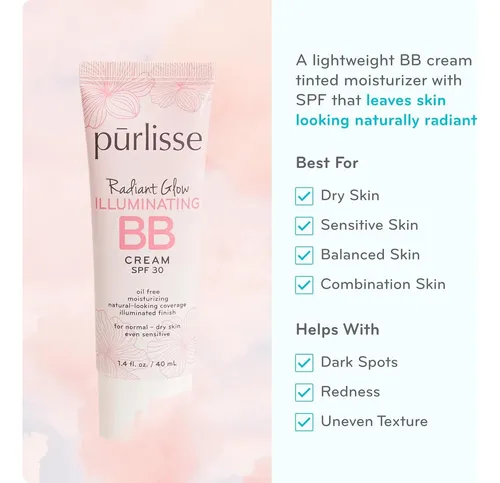 Bb Cream Iluminadora Con Spf 30 Prlisse Light