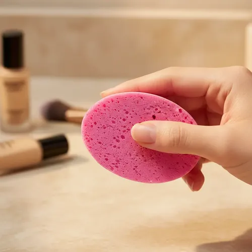 Esponja Cisne Humeda Limpieza Facial Make Up X 2 Un Ovalada