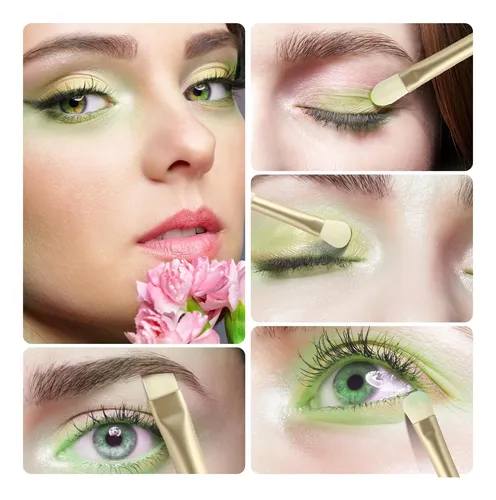 Set De Brochas Para Ojos Evrchgiea 6 Unidades Amarillo