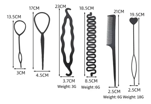 Juego De Artefactos Para Trenzar El Cabello, Herramientas Pa