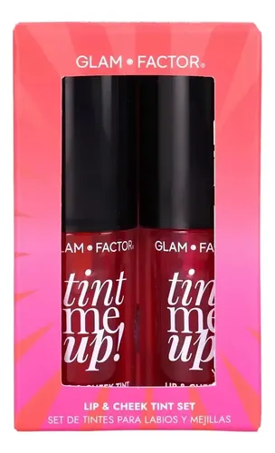Set Tintes Labios Mejillas Tint Me Up Glam Factor 2 Piezas