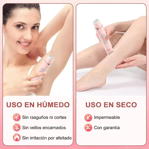 Depiladora Eléctrica 2 En 1 Para Mujer, Sin Dolor Y Dx ,,.