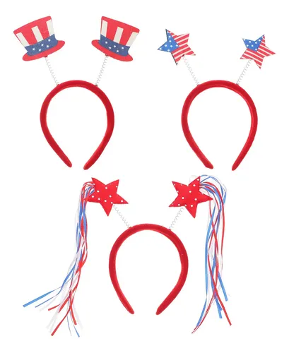 Fs 3 Broches For El Pelo Con Bandera De Ee.uu.