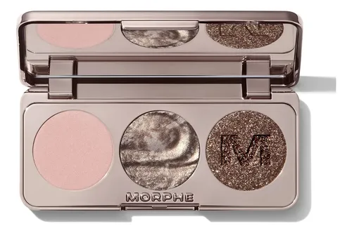 Paleta de sombras de ojos Morphe Dazzling Metallics Platinum Bombshell