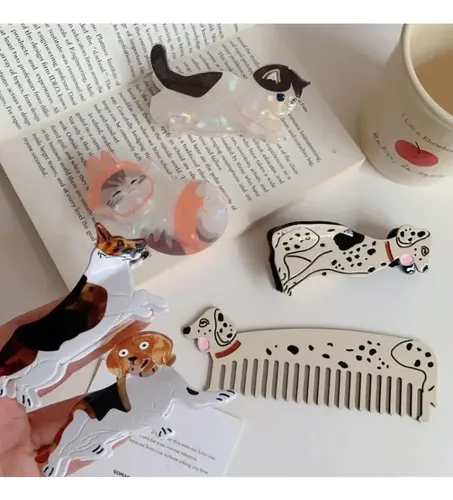 Pinza Para El Pelo De Gatito, Tamaño Grande, Broches, Agarre