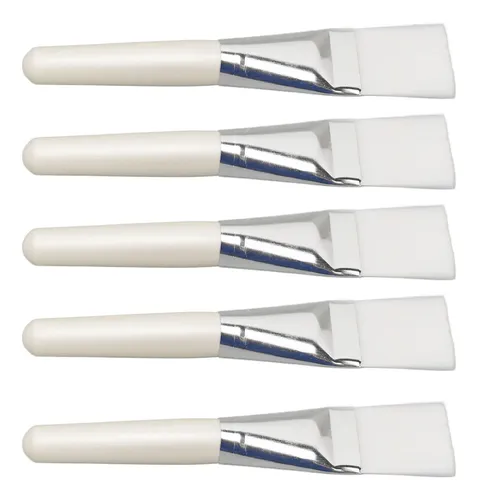 Set De 5 Brochas De Arcilla For Uso Facial, Ergonómico, Sal