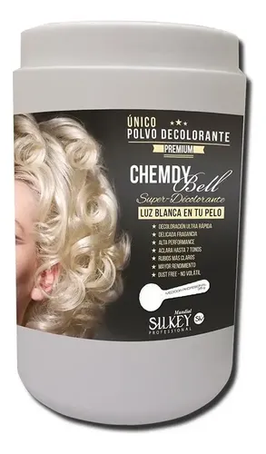 Polvo Decolorante Premium Silkey Chemdy Bell Super 600g