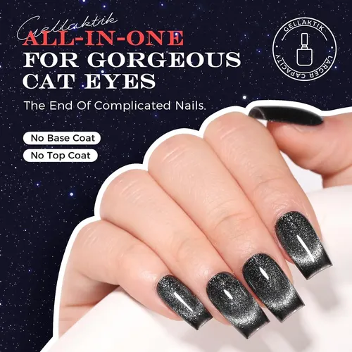 Esmalte En Gel 5 En 1 Eye Cat 15ml, Brillo Y Magnetismo
